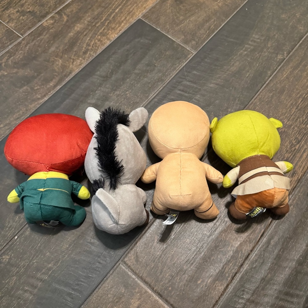 EUC 4pc Dreamworks Shrek Plush Bundle - Picture 2 of 14